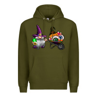 Army Green halloween Premium Hoodie - CowhideDigitalArt