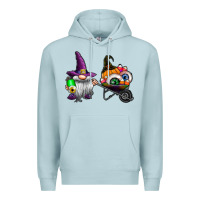 Blue Mist halloween Premium Hoodie - CowhideDigitalArt
