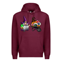 Burgundy halloween Premium Hoodie - CowhideDigitalArt