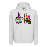 Dove Grey halloween Premium Hoodie - CowhideDigitalArt