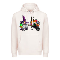Pale Pink halloween Premium Hoodie - CowhideDigitalArt