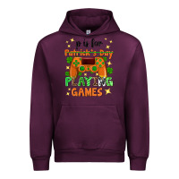 Mauve Wine P is Patrick's Day playing games Urban Hoodie - Neo Western