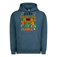 Pigment Midnight Navy P is Patrick's Day playing games Urban Hoodie - Neo Western