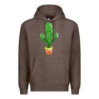 Coffee mexican cactus Premium Hoodie - FaDigitalArtStudio