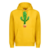 Lemon mexican cactus Premium Hoodie - FaDigitalArtStudio