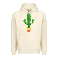 Sandshell mexican cactus Premium Hoodie - FaDigitalArtStudio