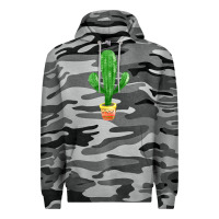 Slate Camo mexican cactus Premium Hoodie - FaDigitalArtStudio