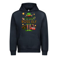 Navy im the boss elf Urban Hoodie - FaDigitalArtStudio
