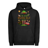 Pigment Black im the boss elf Urban Hoodie - FaDigitalArtStudio