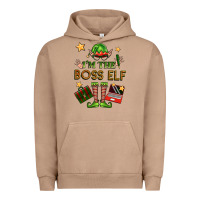 Pigment Burro im the boss elf Urban Hoodie - FaDigitalArtStudio
