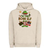 Pigment French Oak im the boss elf Urban Hoodie - FaDigitalArtStudio
