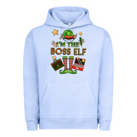 Pigment Grape Ice im the boss elf Urban Hoodie - FaDigitalArtStudio