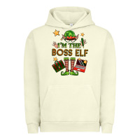Pigment Pistachio im the boss elf Urban Hoodie - FaDigitalArtStudio