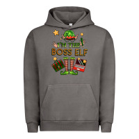 Pigment Tornado im the boss elf Urban Hoodie - FaDigitalArtStudio