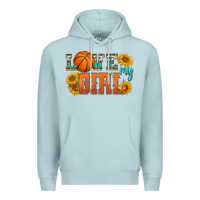 Blue Mist love my girl basketball Premium Hoodie - HRA Design Shop