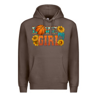Coffee love my girl basketball Premium Hoodie - HRA Design Shop