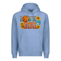 Colony Blue love my girl basketball Premium Hoodie - HRA Design Shop