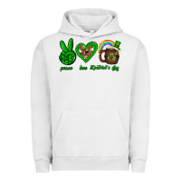 Pigment Lunar Rock Peace love luck St. Patrick's Day Urban Hoodie - Neo Western