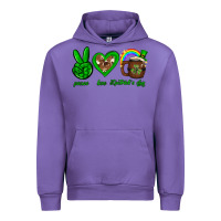 Peace Love Luck St. Patrick's Day Urban Hoodie | Teevron