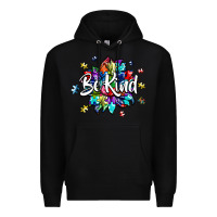 Black be kind2 Premium Hoodie - SublimationCraftShop
