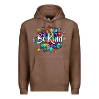 Chestnut be kind2 Premium Hoodie - SublimationCraftShop