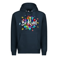 Navy be kind2 Premium Hoodie - SublimationCraftShop