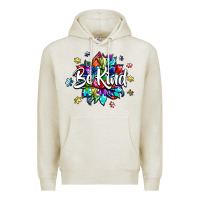 Oatmeal Heather be kind2 Premium Hoodie - SublimationCraftShop