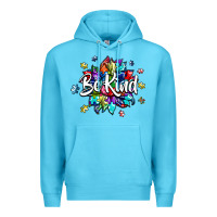 Ocean Blue be kind2 Premium Hoodie - SublimationCraftShop