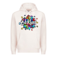 Pale Pink be kind2 Premium Hoodie - SublimationCraftShop