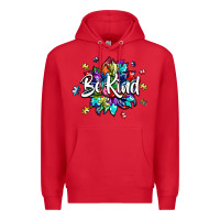 Red be kind2 Premium Hoodie - SublimationCraftShop