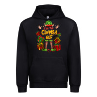 Black im the clumsy elf Urban Hoodie - FaDigitalArtStudio