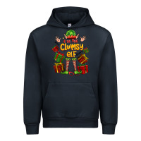 Navy im the clumsy elf Urban Hoodie - FaDigitalArtStudio