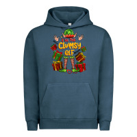 Pigment Midnight Navy im the clumsy elf Urban Hoodie - FaDigitalArtStudio