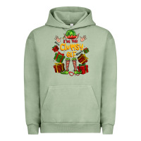 Pigment Oil Green im the clumsy elf Urban Hoodie - FaDigitalArtStudio
