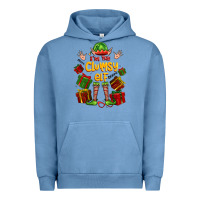 Pigment Pebble Blue im the clumsy elf Urban Hoodie - FaDigitalArtStudio