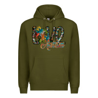 Army Green love autism Premium Hoodie - SublimationCraftShop