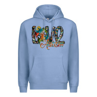 Colony Blue love autism Premium Hoodie - SublimationCraftShop