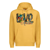 Mustard love autism Premium Hoodie - SublimationCraftShop