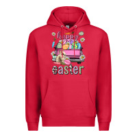 Cardinal Bunny Happy Easter truck Easter Day Premium Hoodie - Neo Western