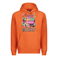 Carrot Bunny Happy Easter truck Easter Day Premium Hoodie - Neo Western