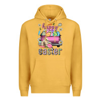 Mustard Bunny Happy Easter truck Easter Day Premium Hoodie - Neo Western