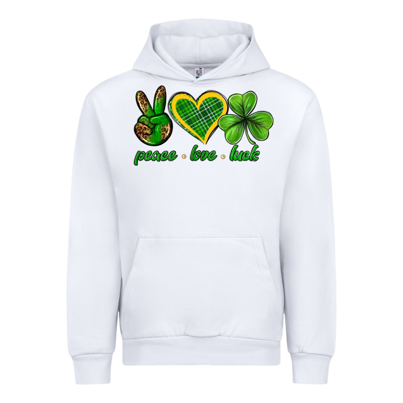 Peace Love Luck St. Patricks Day Nepeace Love Luck Urban Hoodie by Neo Western | Teevron