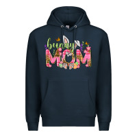 Navy Bunny Mom Easter Day Premium Hoodie - Neo Western