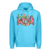 Ocean Blue Bunny Mom Easter Day Premium Hoodie - Neo Western