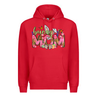 Red Bunny Mom Easter Day Premium Hoodie - Neo Western