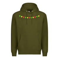 Army Green mexican flags Premium Hoodie - FaDigitalArtStudio