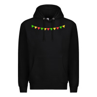 Black mexican flags Premium Hoodie - FaDigitalArtStudio