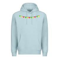 Blue Mist mexican flags Premium Hoodie - FaDigitalArtStudio