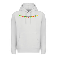 Dove Grey mexican flags Premium Hoodie - FaDigitalArtStudio