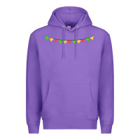 Purple mexican flags Premium Hoodie - FaDigitalArtStudio
